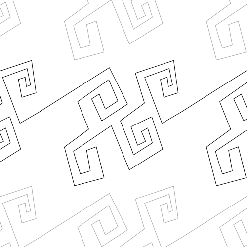 Square Hooks - quilting pantograph