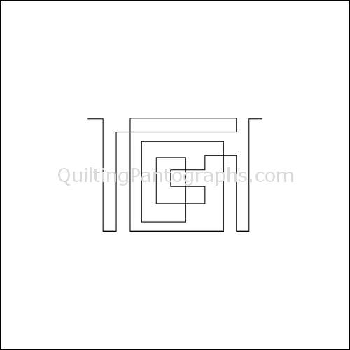 Square Maze Border - quilting pantograph