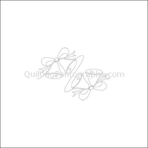 Christmas Bells - quilting pantograph