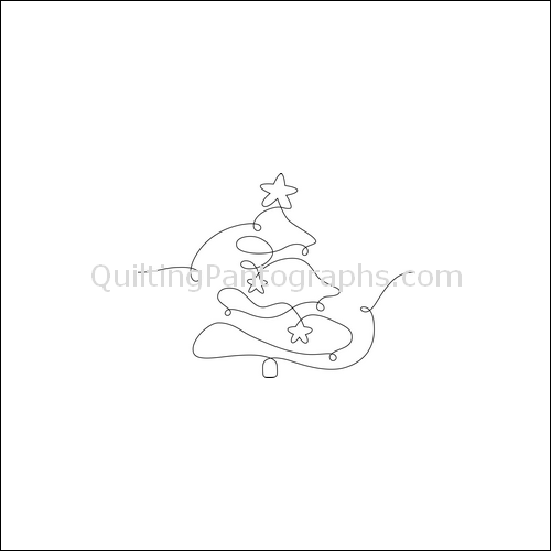 Christmas Tree - quilting pantograph