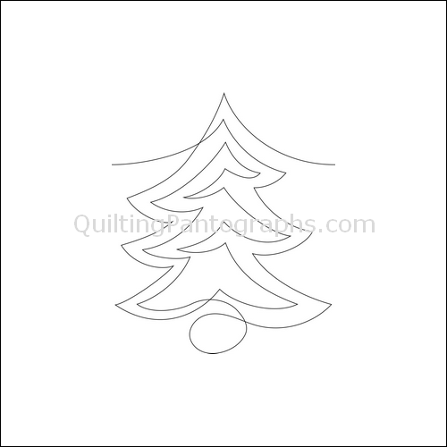 Rick's Noble Trees - quilting pantograph