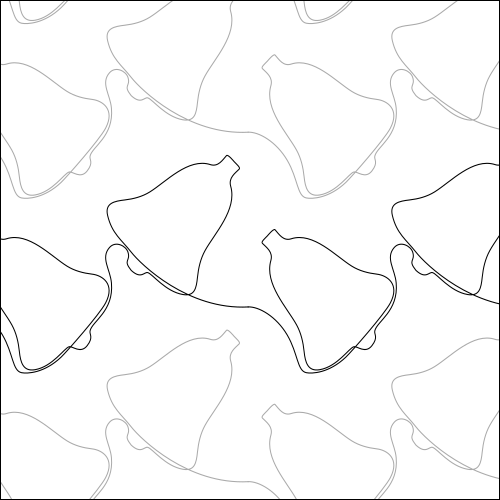 Ringing Bells - quilting pantograph