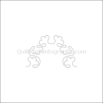Lacey Stipple - Quilting Pantograph Pattern — QuiltingPantographs.com