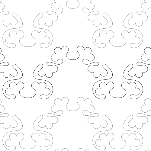 Lacey Stipple - quilting pantograph