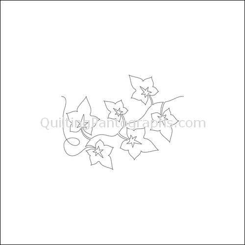Ivy Vine - quilting pantograph