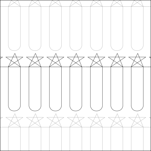 Stars and Stripes - Free Quilting Pantograph