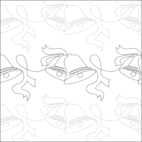 Wedding Bells - Free Quilting Pantograph
