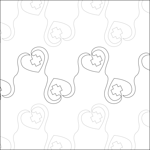 Medical Emblem - quilting pantograph