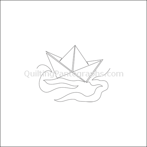 Rock the Boat - quilting pantograph