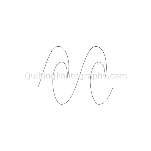 Tidal Wave - quilting pantograph