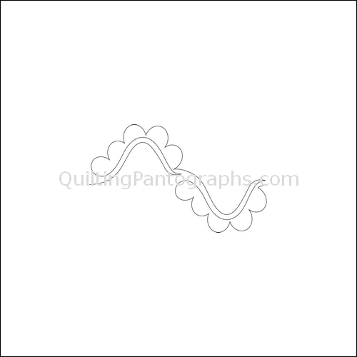 Paisley Feather Dance - quilting pantograph