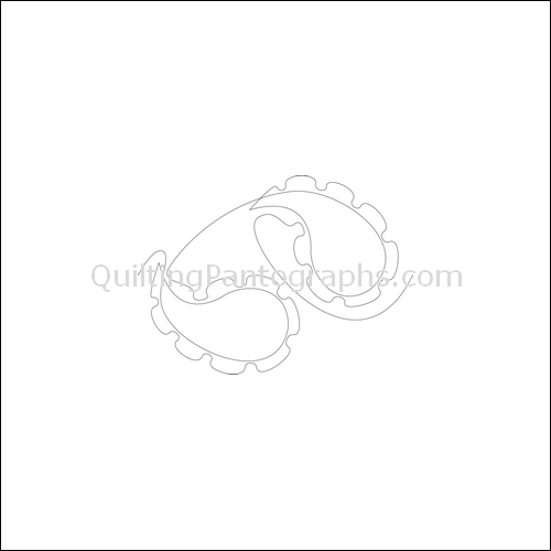 Paisley Cogs - quilting pantograph