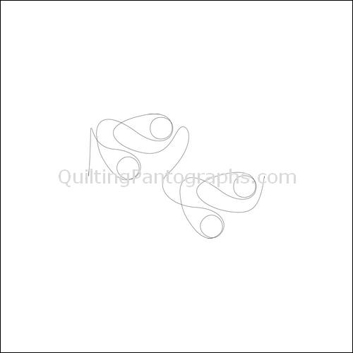 Paisley Eyes- quilting pantograph