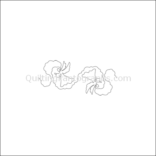 Angel Cloud - quilting pantograph