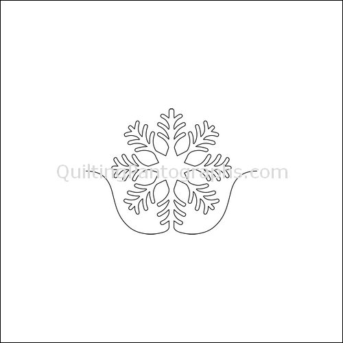 Suzy Snowflake - quilting pantograph