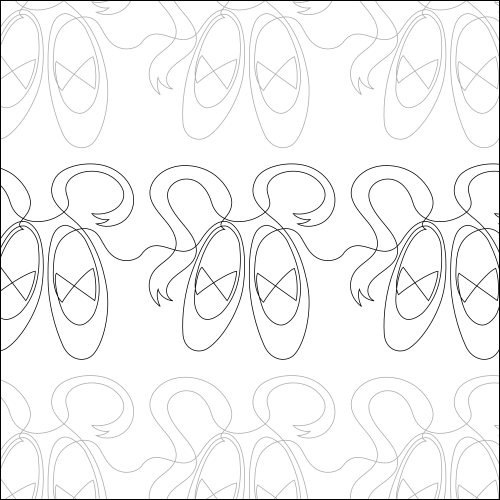 Arlington's Pirouette - quilting pantograph