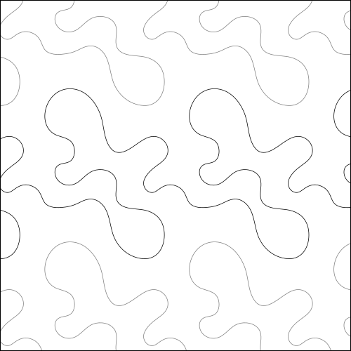 Simple Stipple - quilting pantograph