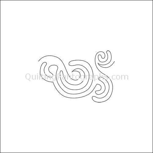 Stipple Swirls - quilting pantograph