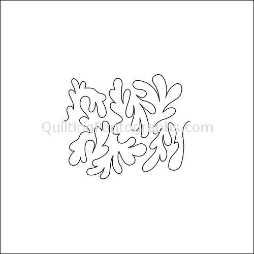 Coral Meander - quilting pantograph