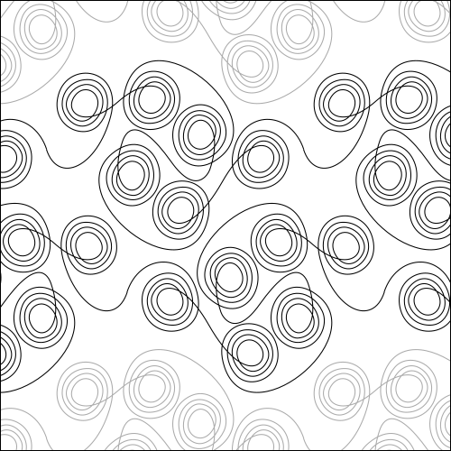 Curly Swirly - quilting pantograph