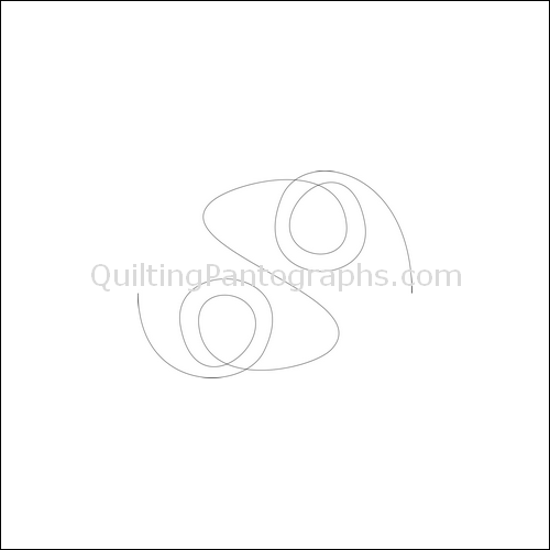 Twirly Swirly - quilting pantograph