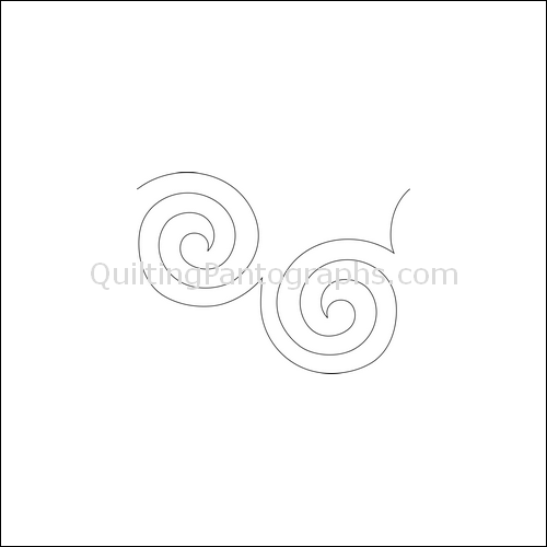 Swirly Whirly - quilting pantograph