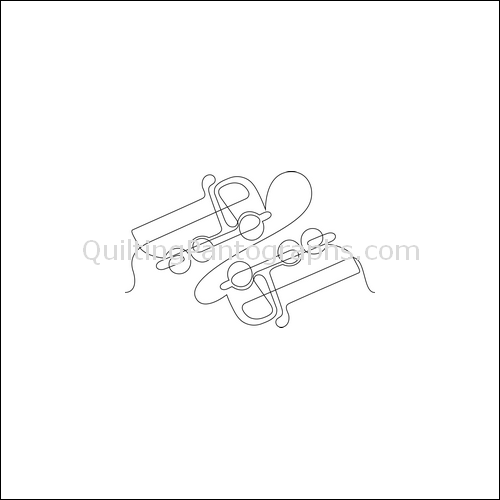 Dump Truck - quilting pantograph